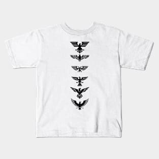 VERTICAL EAGLES Kids T-Shirt